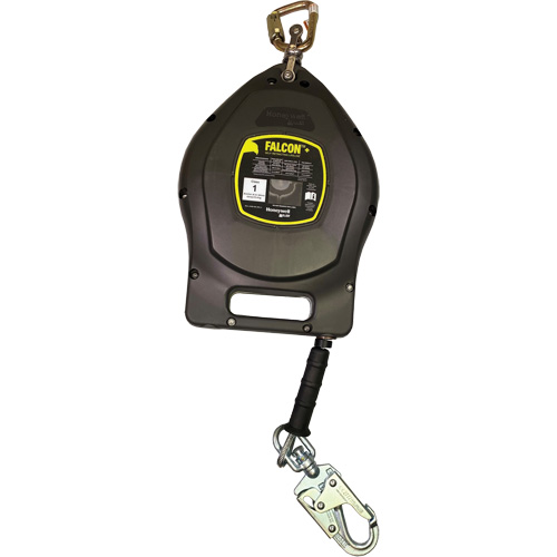 Falcon+ Self-Retracting Lifeline, 50', Galvanized Steel, Swivel Quali-T-Solutions