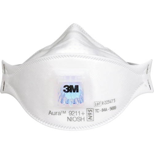 Aura 9211+ Particulate Respirator, N95, NIOSH Certified Quali-T-Solutions