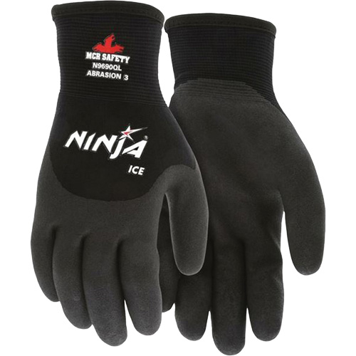 Ninja&reg; Ice Insulated Winter Gloves, Medium, HPT Coating, 15 Gauge, Nylon Shell Quali-T-Solutions