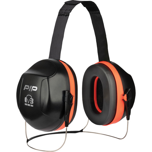 Dynamic V3 Passive Ear Muffs, Neckband, 27 NRR dB Quali-T-Solutions