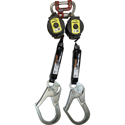 Limiteur de chute personnel TurboLite+ Miller, 6', Sangles, Stationnaire Quali-T-Solutions