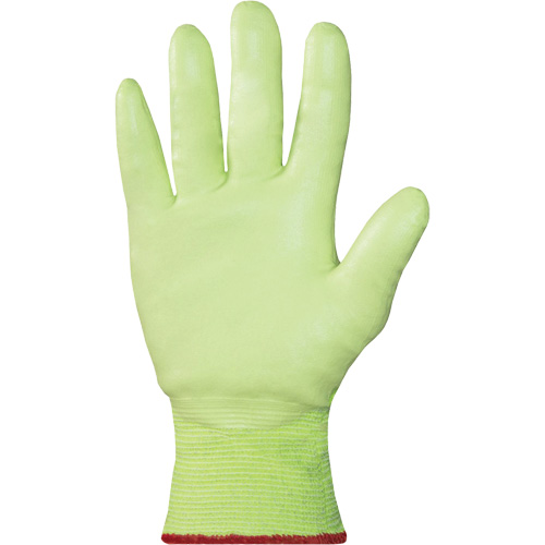 Gants haute visibilit&eacute; r&eacute;sistants &agrave; la coupe S21TXUGFN, Taille 5/2T-petit, Calibre 21, Rev&ecirc;tement Nitrile, Enveloppe en TenActiv, ASTM ANSI niveau A9 Quali-T-Solutions
