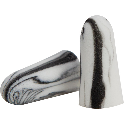 Bouchons d'oreilles jetables Zebras, Vrac - Boîte Quali-T-Solutions