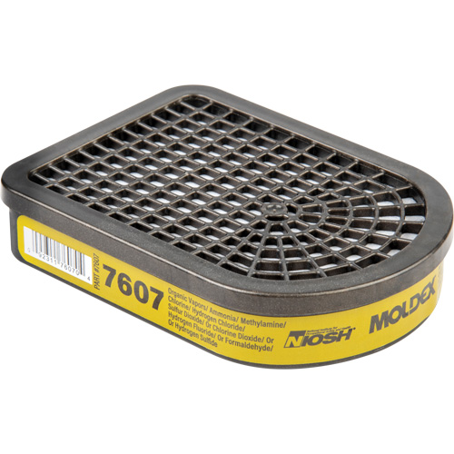 Cartouche pour respirateur semi-rectangulaire, Cartouche gaz/vapeur, Gaz multiples/Vapeurs Quali-T-Solutions