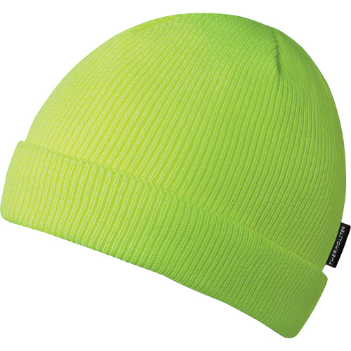 5567A Tuque, Doublure en Acrylique, Taille unique, Jaune lime haute visibilit&eacute; Quali-T-Solutions