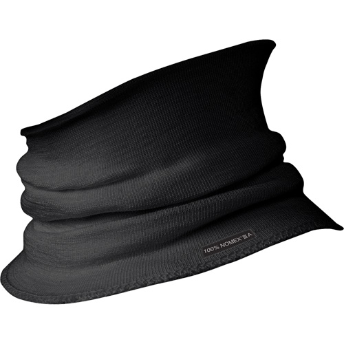 C207BK Flame Resistant Neck Warmer & Windguard, Black, Nomex&reg; Quali-T-Solutions