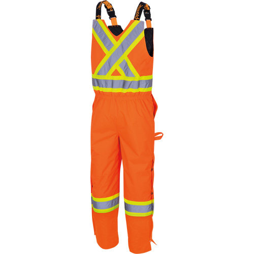 5040 Waterpoof Quilted Safety Overalls, Polyester, Small, High Visibility Orange Quali-T-Solutions