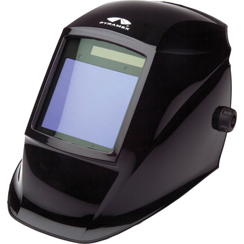 Leadhead&reg; Auto Darkening Welding Helmet, 3.8" L x 3.4" W View Area, 9 - 13 Shade Range, Black Quali-T-Solutions