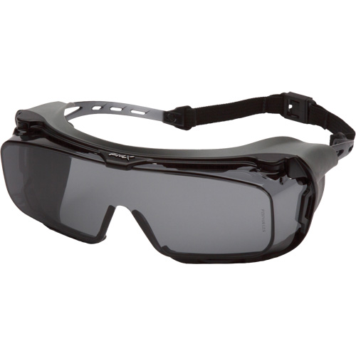 Lunettes de s&eacute;curit&eacute; Cappture, Lentille Gris, Antibu&eacute;e, ANSI Z87+/R&eacute;pond ou surpasse la norme CSA Z94.3 Quali-T-Solutions