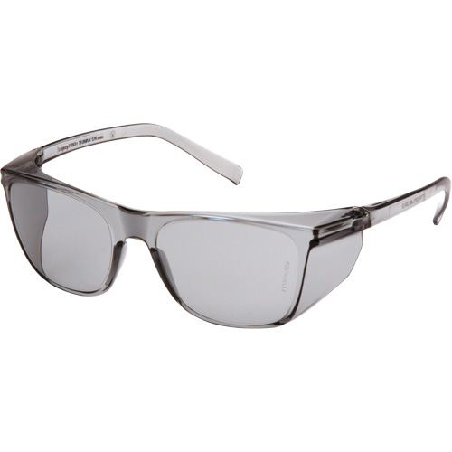 Lunettes de s&eacute;curit&eacute; Legacy, Lentille Gris p&acirc;le, Antibu&eacute;e, ANSI Z87+/R&eacute;pond ou surpasse la norme CSA Z94.3 Quali-T-Solutions