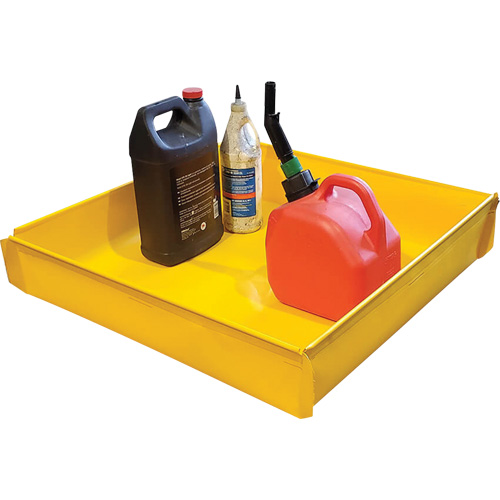 Flexible Utility Tray, 12" L x 12" W x 2 US gal. Spill Capacity Quali-T-Solutions