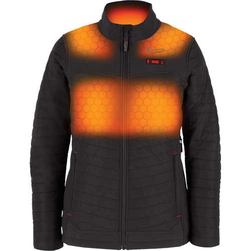 M12 Heated Axis Jacket with Battery, Women's, Large, Black Quali-T-Solutions