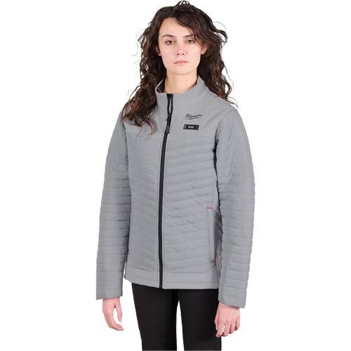 M12 Heated Axis Jacket with Battery, Women's, 2X-Large, Grey Quali-T-Solutions