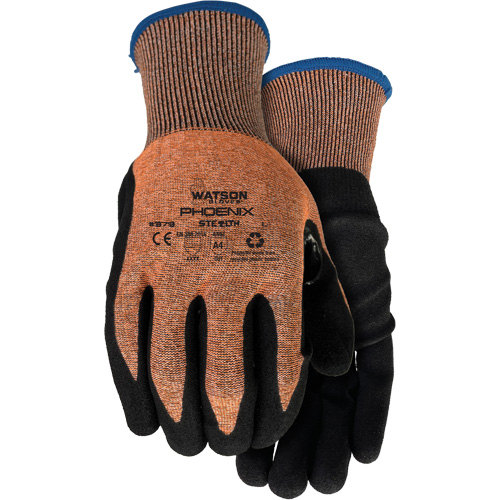 Stealth Phoenix Cut-Resistant Gloves, Size X-Small, 18 Gauge, Nitrile Coated, HPPE/Polyester Shell, ASTM ANSI Level A4 Quali-T-Solutions