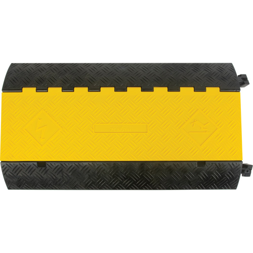 Protecteur de c&acirc;bles en polyur&eacute;thane, 3 canaux, 35,43" lo x 19,69" la x 3" h Quali-T-Solutions