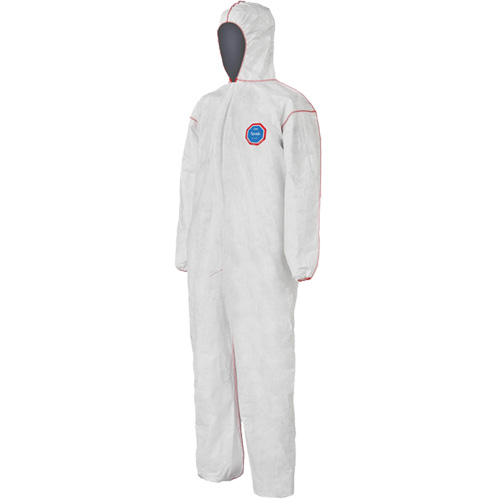 Combinaisons SFR avec cagoule, Moyen, Blanc, Tyvek 400 Quali-T-Solutions