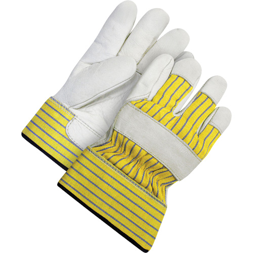 Gants d'ajusteur doubl&eacute;s avec poignet de s&eacute;curit&eacute;, 2T-Grand, Paume en Cuir fleur de vache, Doublure en Peluche d'acrylique Quali-T-Solutions
