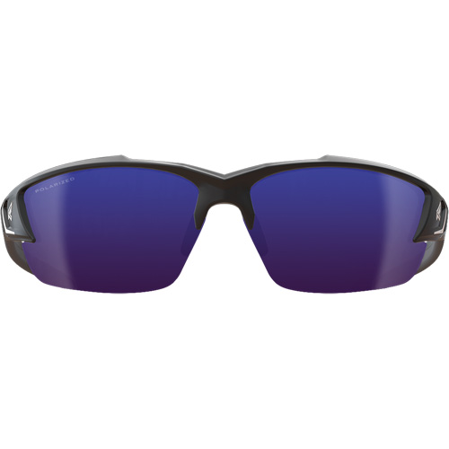 Khor G2 Safety Glasses, Blue Mirror Lens, Anti-Scratch/Polarized, ANSI Z87+/MCEPS GL-PD 10-12/Meets/Exceeds CSA Z94.3 Quali-T-Solutions