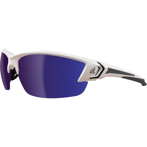 Khor G2 Safety Glasses, Blue Mirror Lens, Anti-Scratch/Polarized, ANSI Z87+/MCEPS GL-PD 10-12/Meets/Exceeds CSA Z94.3 Quali-T-Solutions