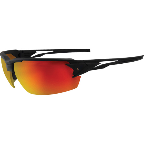 Pumori Safety Glasses, Red/Mirror Lens, Anti-Scratch, ANSI Z87+/MCEPS GL-PD 10-12/Meets/Exceeds CSA Z94.3 Quali-T-Solutions