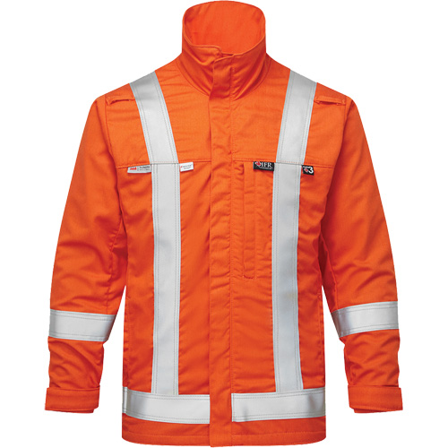 Veste aviateur d'&eacute;t&eacute; Skyline UltraSoft 7 oz., T-Grand, Orange haute visibilit&eacute; Quali-T-Solutions