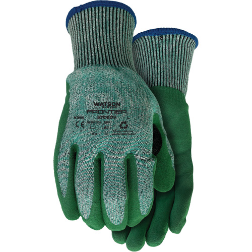 Gants 351 Stealth Frontier, Taille Petit, Calibre 13, Rev&ecirc;tement PVC/Latex de caoutchouc, Enveloppe en PEHP/Polyester, ASTM ANSI niveau A5 Quali-T-Solutions