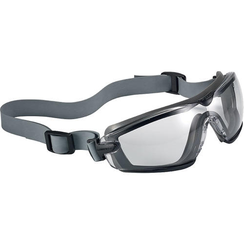 Cobra TPR Compact Safety Goggles, Clear Lens, Anti-Fog/Anti-Scratch, Closed Vent Quali-T-Solutions