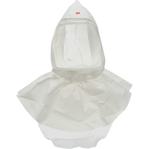 Cagoule Versaflo s&eacute;rie pour APR avec voile, Standard, Pi&egrave;ce faciale/Coiffe souple, Bavette Double Quali-T-Solutions