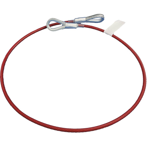 AS-21000-6 Ancrage pour c&acirc;ble 6' PeakWorks &agrave; configuration en illet de l'embout, Chaîne Quali-T-Solutions
