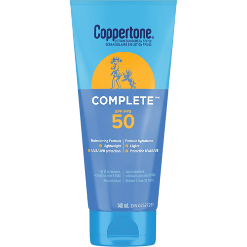 Protection solaire compl&egrave;te Coppertone, FPS 50, Lotion Quali-T-Solutions