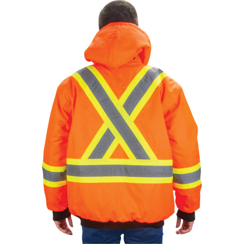 Waterproof 7-in-1 Winter Parka, High Visibility Orange, Large Quali-T-Solutions