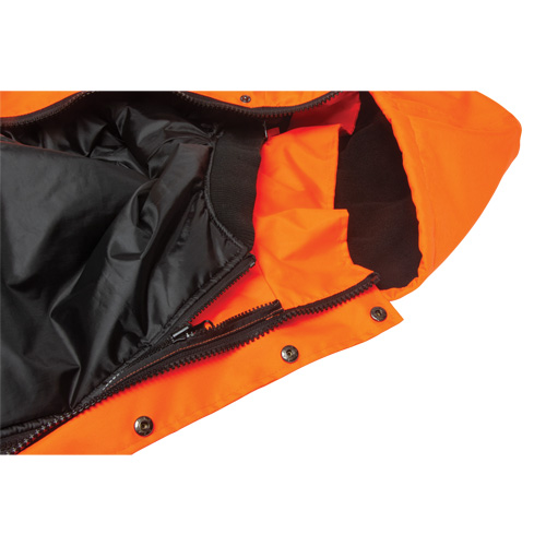 Waterproof 7-in-1 Winter Parka, High Visibility Orange, Large Quali-T-Solutions