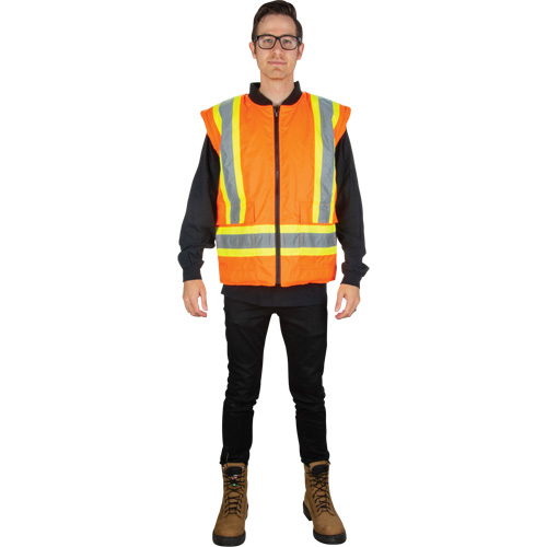 Waterproof 7-in-1 Winter Parka, High Visibility Orange, Large Quali-T-Solutions