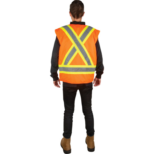 Waterproof 7-in-1 Winter Parka, High Visibility Orange, Large Quali-T-Solutions