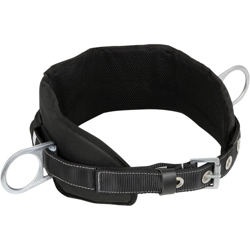WB-6020-L Safety Positioning 2 Side D-Rings Belt with Padded Lumbar Support - Large Quali-T-Solutions