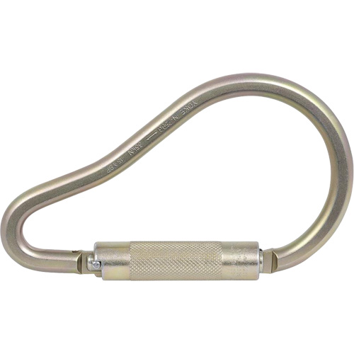 CP-04011-1 Zinc Plated Carabiner with 2" Gate Opening, Steel Quali-T-Solutions