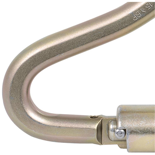 CP-04011-1 Zinc Plated Carabiner with 2" Gate Opening, Steel Quali-T-Solutions