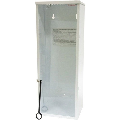 Light-Duty Fire Extinguisher Cabinet, 8" W x 22" H x 6" D Quali-T-Solutions