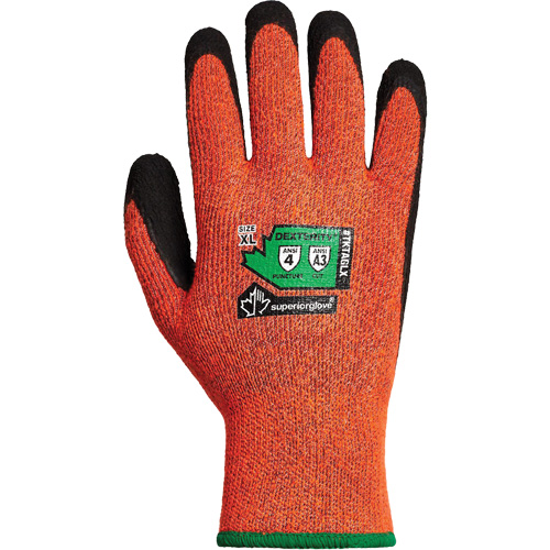 Gants d'hiver r&eacute;sistants &agrave; la coupe Dexterity TKTAGLX, Taille Moyen, Calibre 13, Rev&ecirc;tement Latex, Enveloppe en TenActiv, ASTM ANSI niveau A3 Quali-T-Solutions