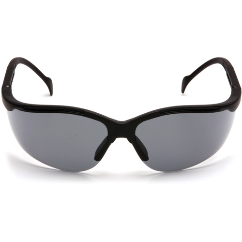 Lunettes de s&eacute;curit&eacute; &agrave; demi-monture Venture II, Lentille Gris, Antibu&eacute;e/Anti-&eacute;gratignures/Antistatique, ANSI Z87+/R&eacute;pond ou surpasse la norme CSA Z94.3 Quali-T-Solutions