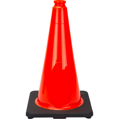 Premium Traffic Cone, 18", Orange Quali-T-Solutions