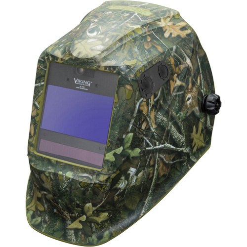 Masque de soudage VIKING 2450 s&eacute;rie ADV White Tail Camo, 3,82" lo x 2,44" la Champ de vision, Teinte 5 - 13 Quali-T-Solutions