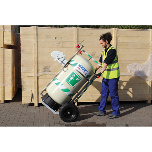 Mobile Self-Contained Emergency Safety Shower with Eye & Face Wash, 30 gal. Capacity, Meets None Quali-T-Solutions