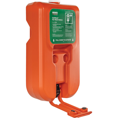Poste de douche oculaire portable autonome, Aliment&eacute; par gravit&eacute;, Capacit&eacute; 10 gal., Conformit&eacute; ANSI Z358.1 Quali-T-Solutions