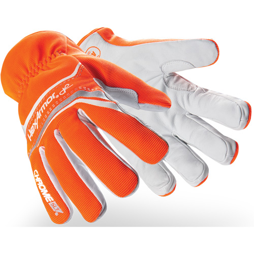 Gants r&eacute;sistant &agrave; la coupe Chrome SLT 4075, Taille 6/T-petit, Enveloppe en Ch&egrave;vre/PEHP, ASTM ANSI niveau A6/EN 388 niveau E Quali-T-Solutions
