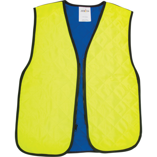 Evaporative Cooling Vest, Medium, High Visibility Lime-Yellow Quali-T-Solutions