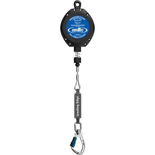 Cordage de s&eacute;curit&eacute; autor&eacute;tractable, 30', Acier galvanis&eacute;, Pivotant Quali-T-Solutions