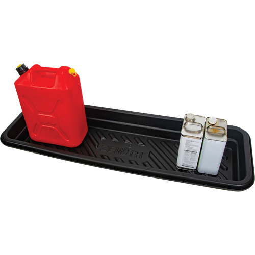 Plateau pour les d&eacute;versements, 12" lo x 48" la x 4,5" h, Cap. de d&eacute;versement 12 gal. US Quali-T-Solutions