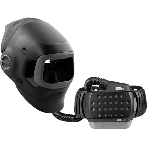 Casque de soudage Speedglas G5-03 Pro-Air avec syst&egrave;me de respirateur d'&eacute;puration d'air propuls&eacute; Adflo — SANS filtre autoassombrissant, Masque de soudage, Pile Lithium-ion Quali-T-Solutions