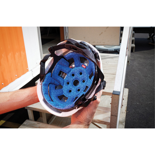 Doublure rafraîchissante pour casque de protection BOLT, Bleu Quali-T-Solutions